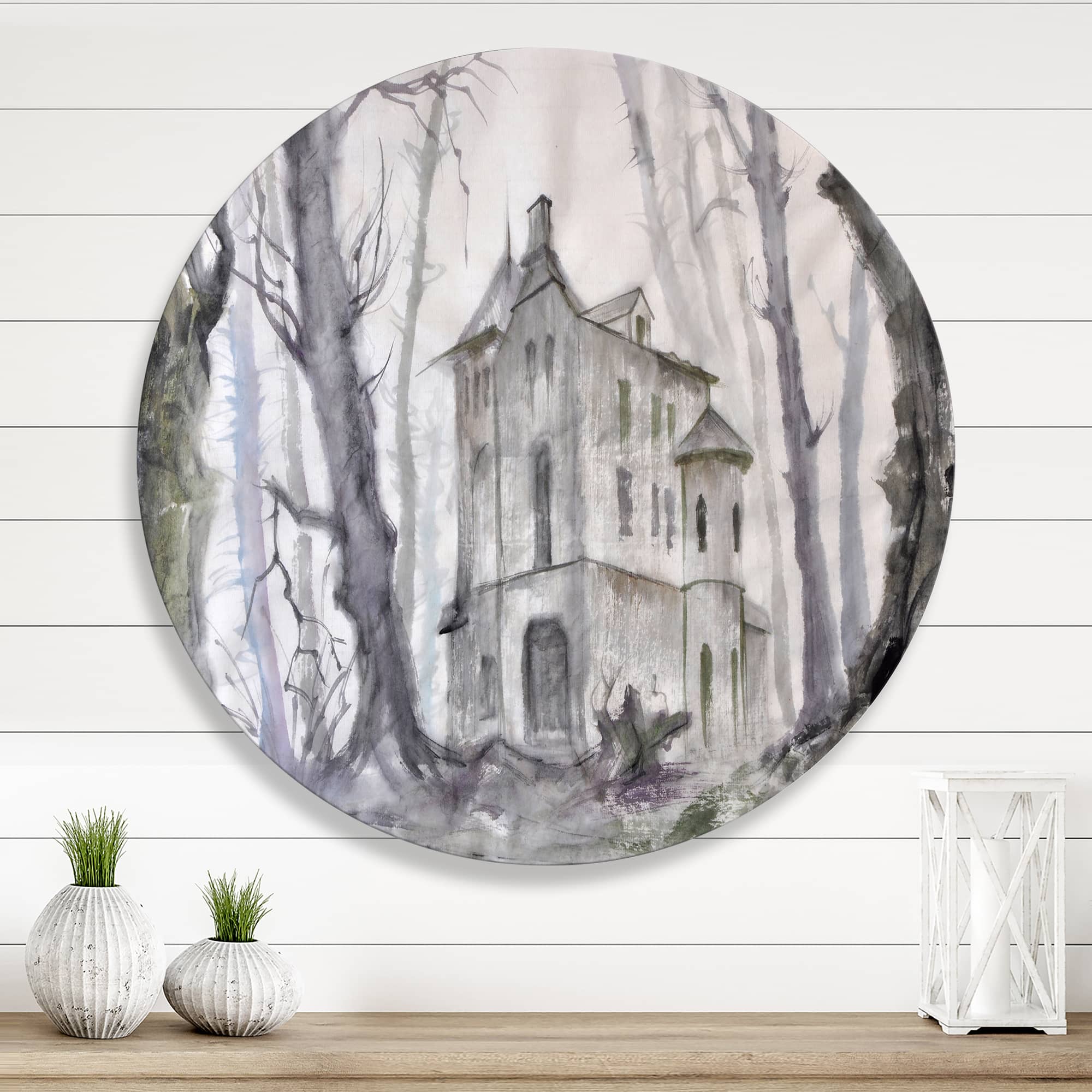 Designart - Haunted Castle In The Woods